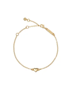 Armband aus massivem Mini-Herz-Ketten