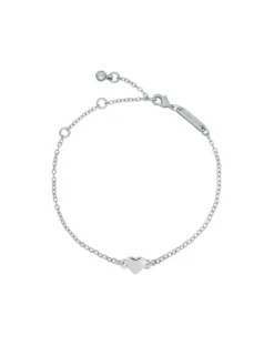 Armband aus massivem Mini-Herz-Ketten