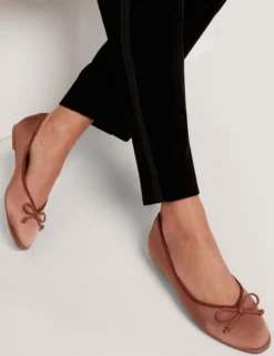 Ballerinas mit Satinschleife