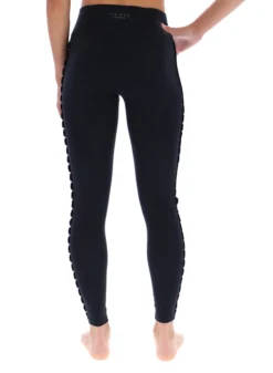 Bequeme Stretch-Yoga-Leggings mit Muschelsaum