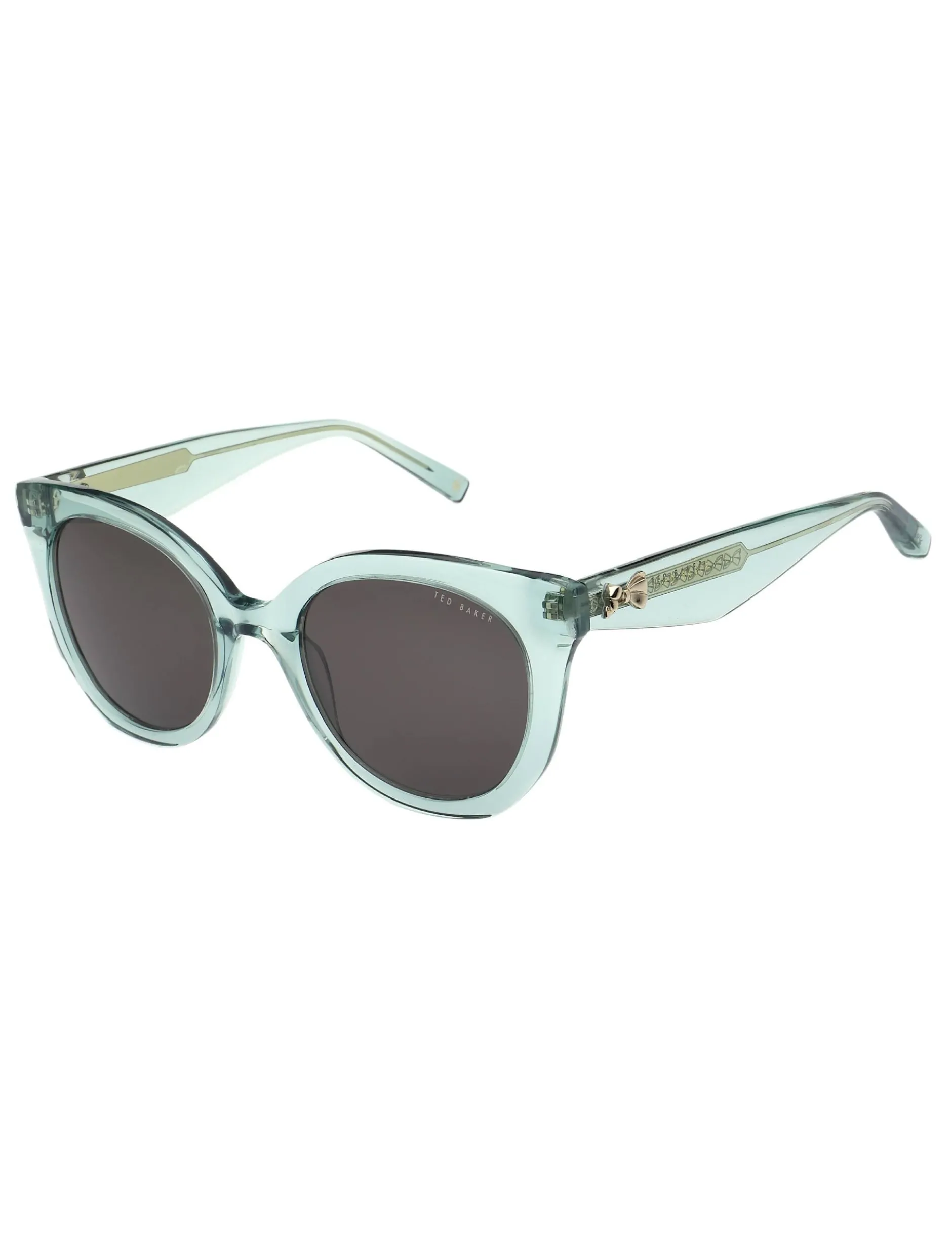 Übergroße Sonnenbrille mit Katzenaugen- und Schleifendetail