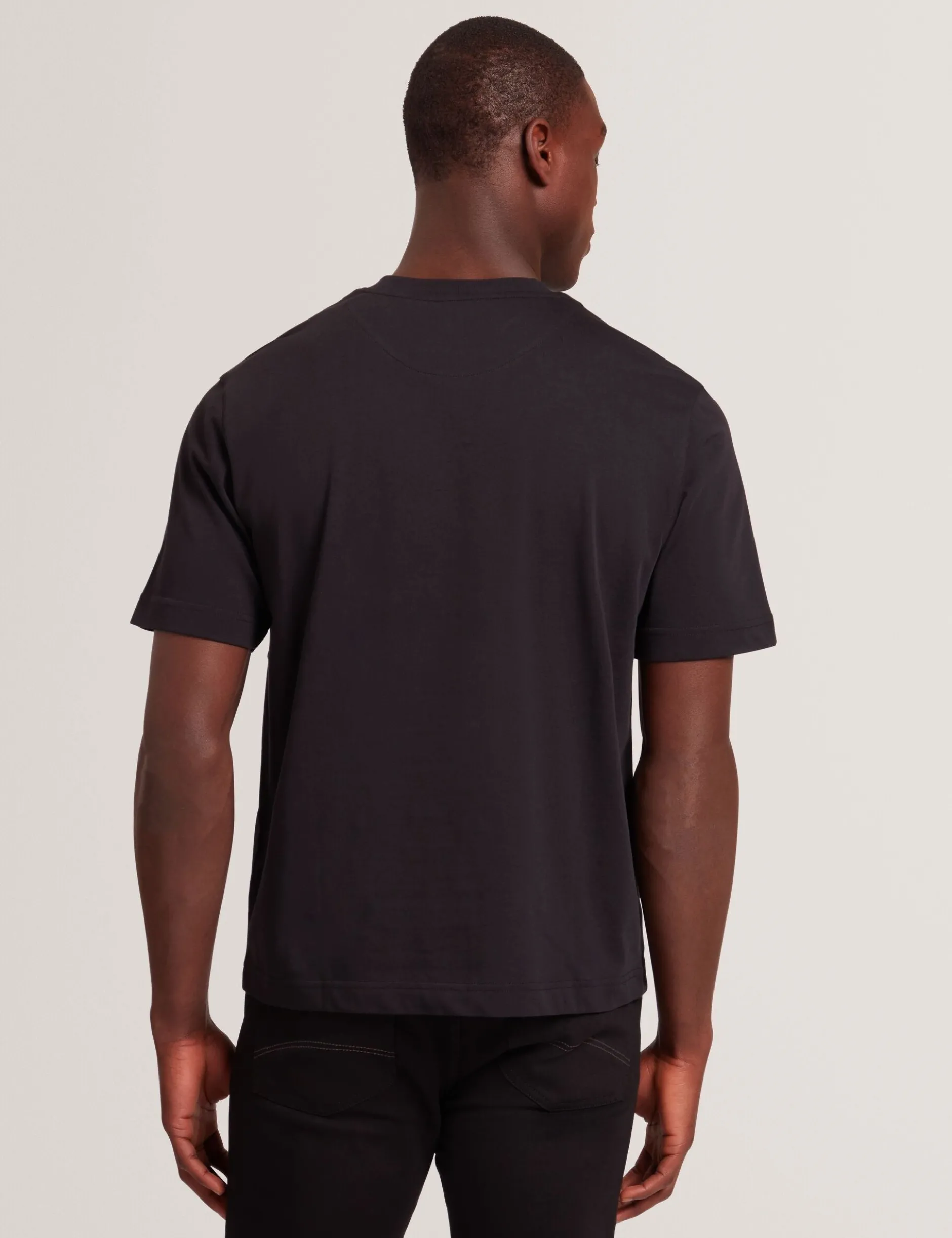 Besticktes TB-Logo-T-Shirt mit lockerer Passform