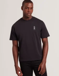 Besticktes TB-Logo-T-Shirt mit lockerer Passform