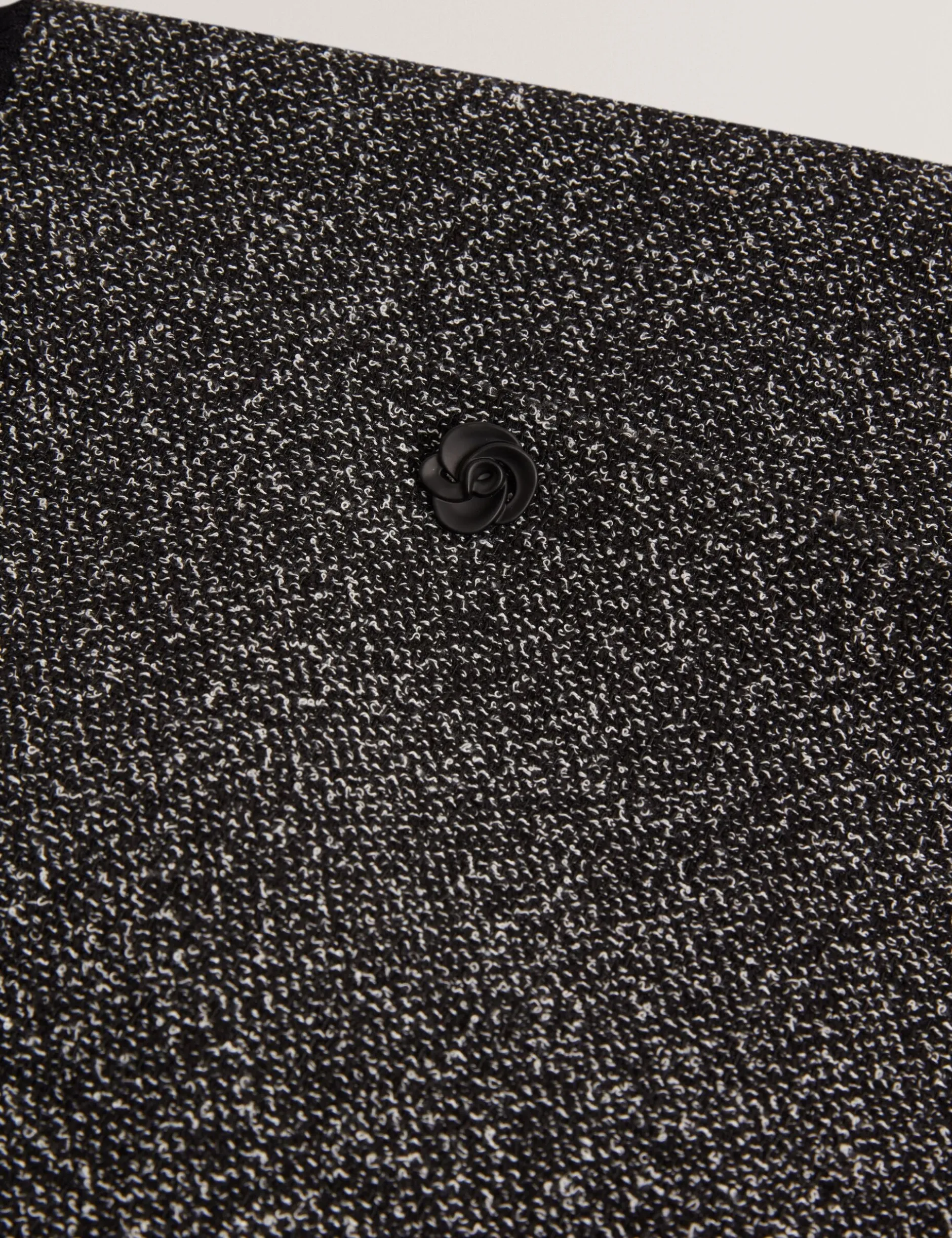 Bouclé-Midikleid mit Illusionseffekt und Stricktop