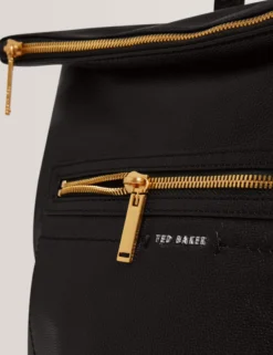 Branding Webbing Großer Lederrucksack