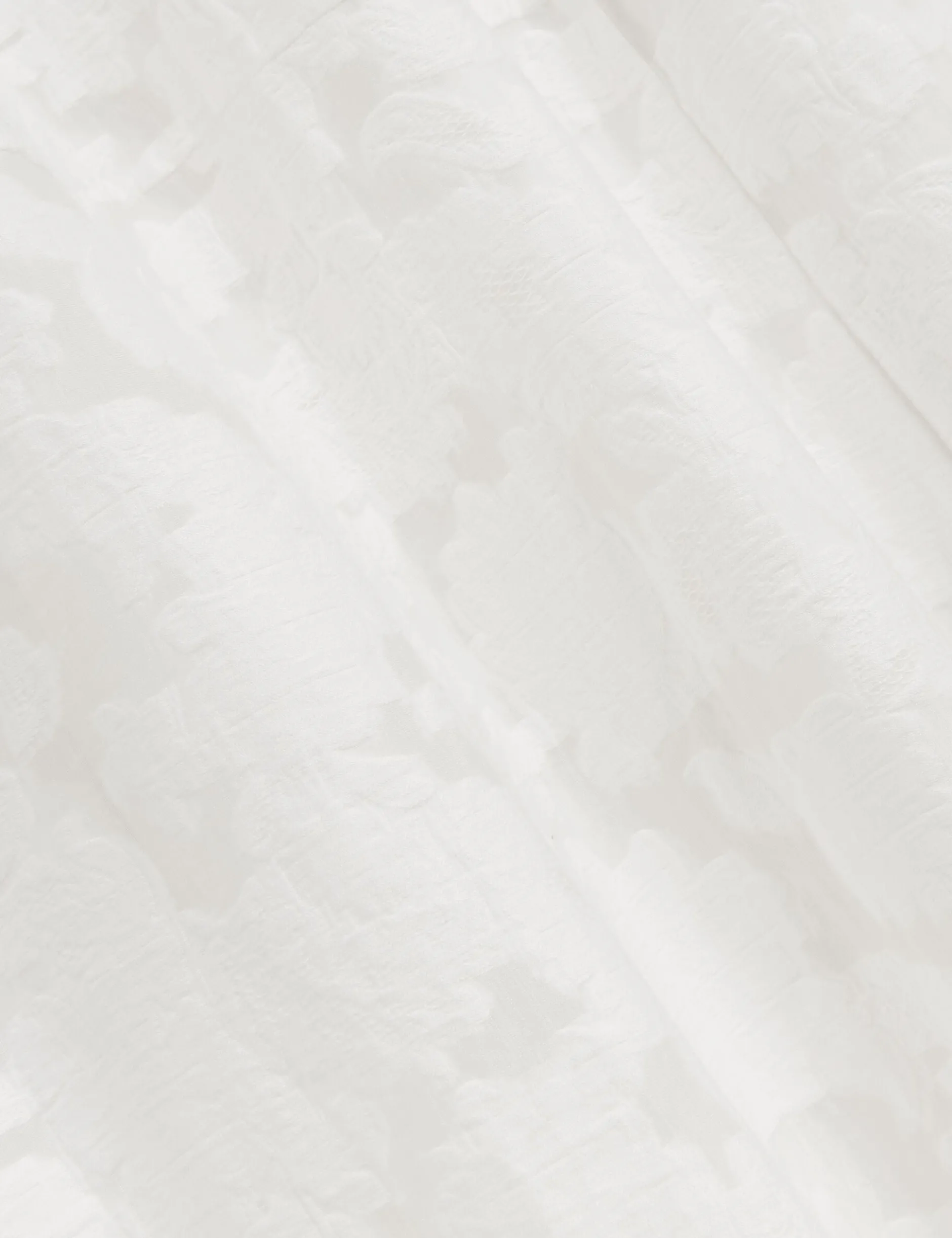 Burnout-Midi-Kleid mit Blumenmuster und tiefer Taille