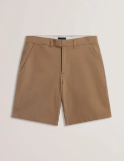 Chino-Shorts aus Baumwollmischgewebe mit regulärer Passform