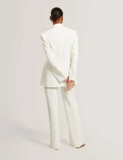 Einreihiger taillierter Blazer in Sanduhrform