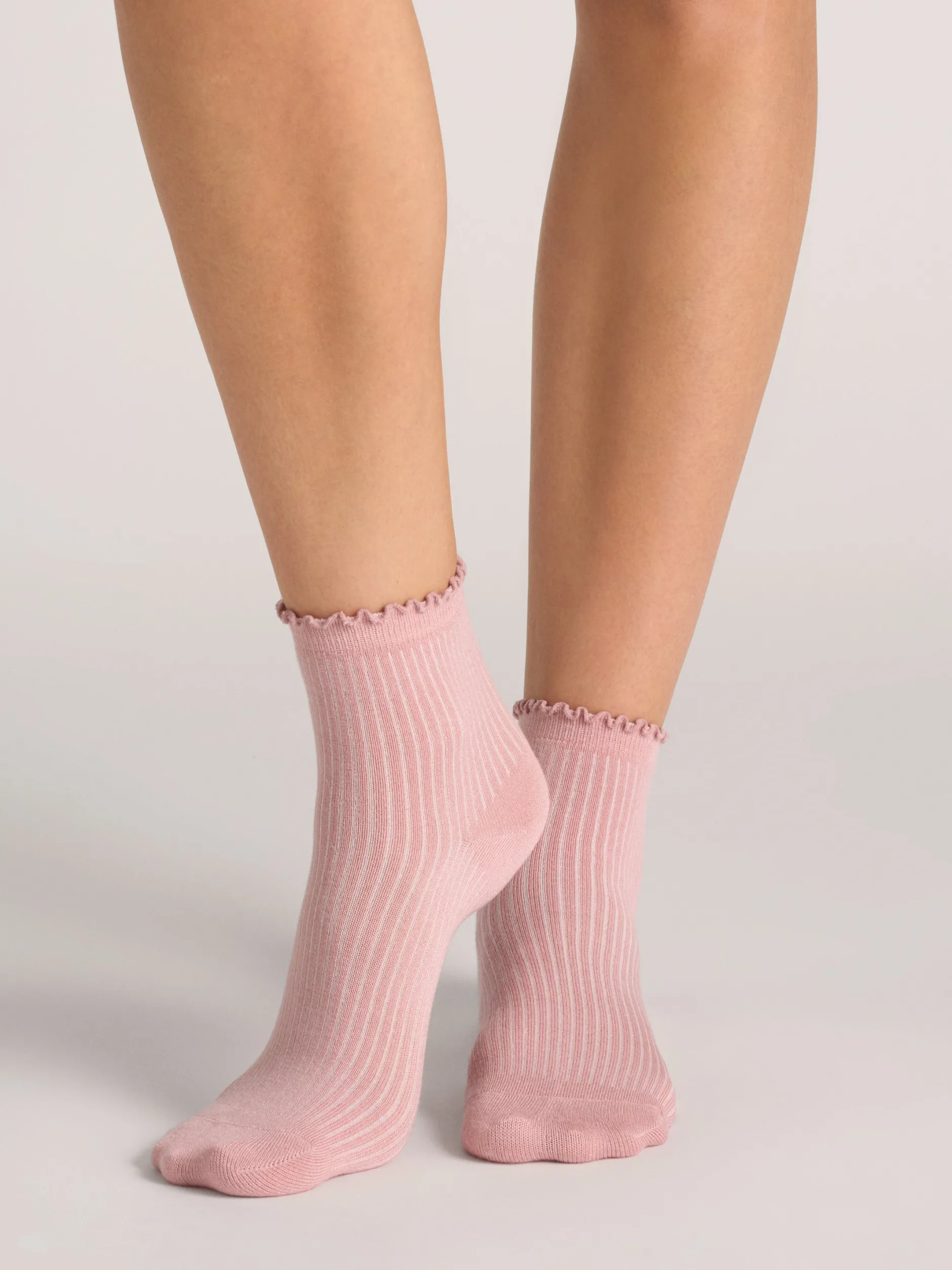 3er-Pack gemischte Rüschen-Knöchelsocken