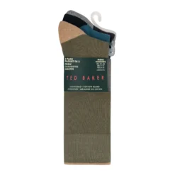 3er-Pack gepolsterte Socken aus Baumwollmischgewebe