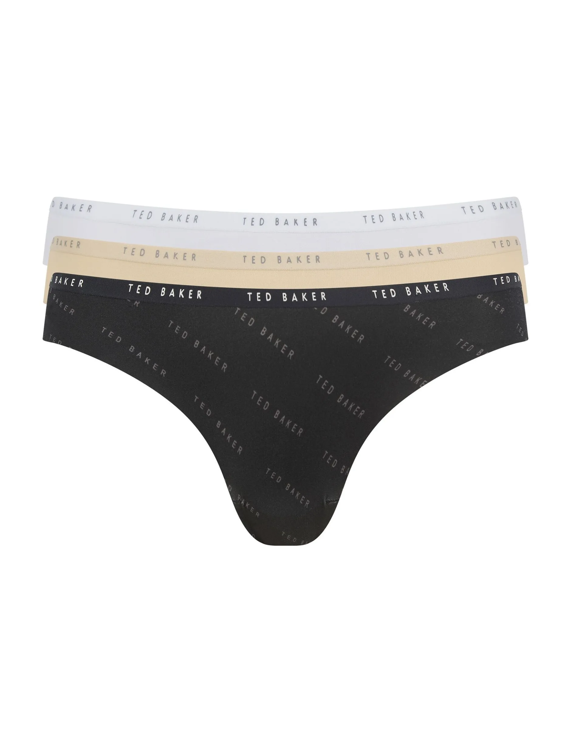3er-Pack Marken-Bikini-Slips ohne Sichtkontakt