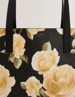 Extra große Icon-Tasche mit Blumenmuster