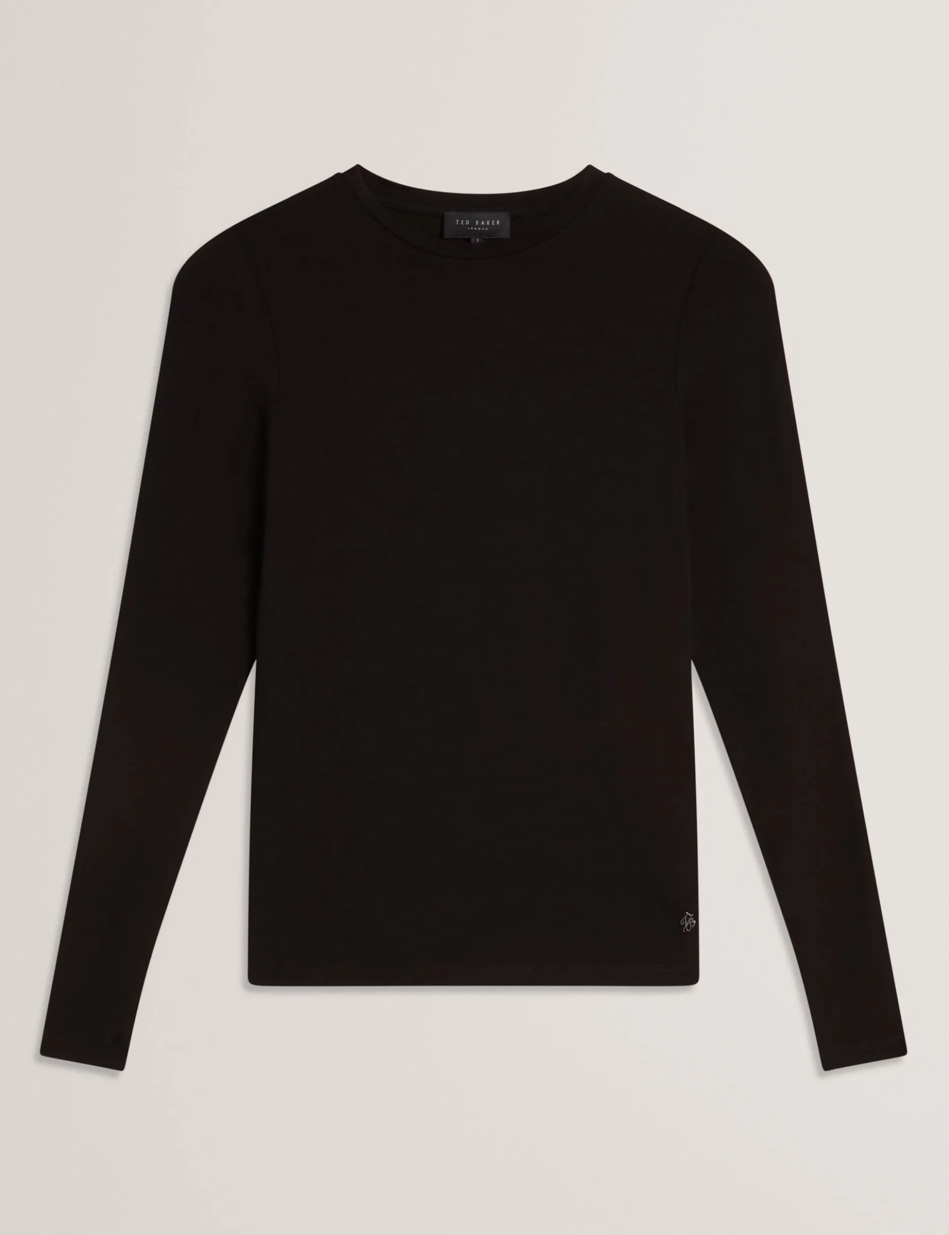 Figurbetontes Langarmshirt aus weichem Jersey