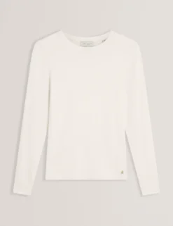 Figurbetontes Langarmshirt aus weichem Jersey