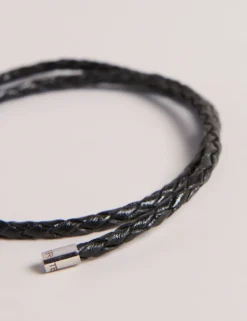 Gewebtes Lederarmband