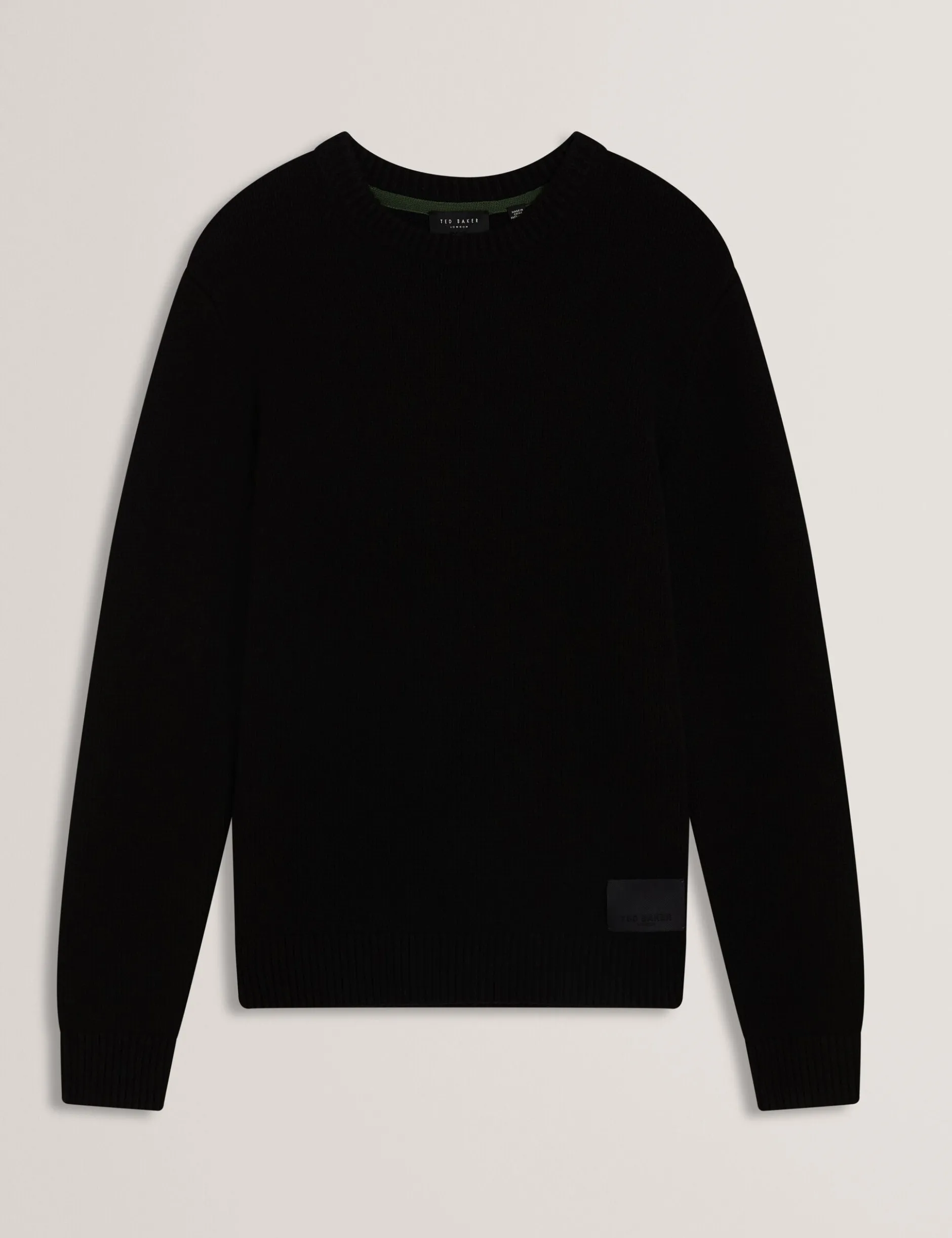 Grobstrickpullover mit Rundhalsausschnitt