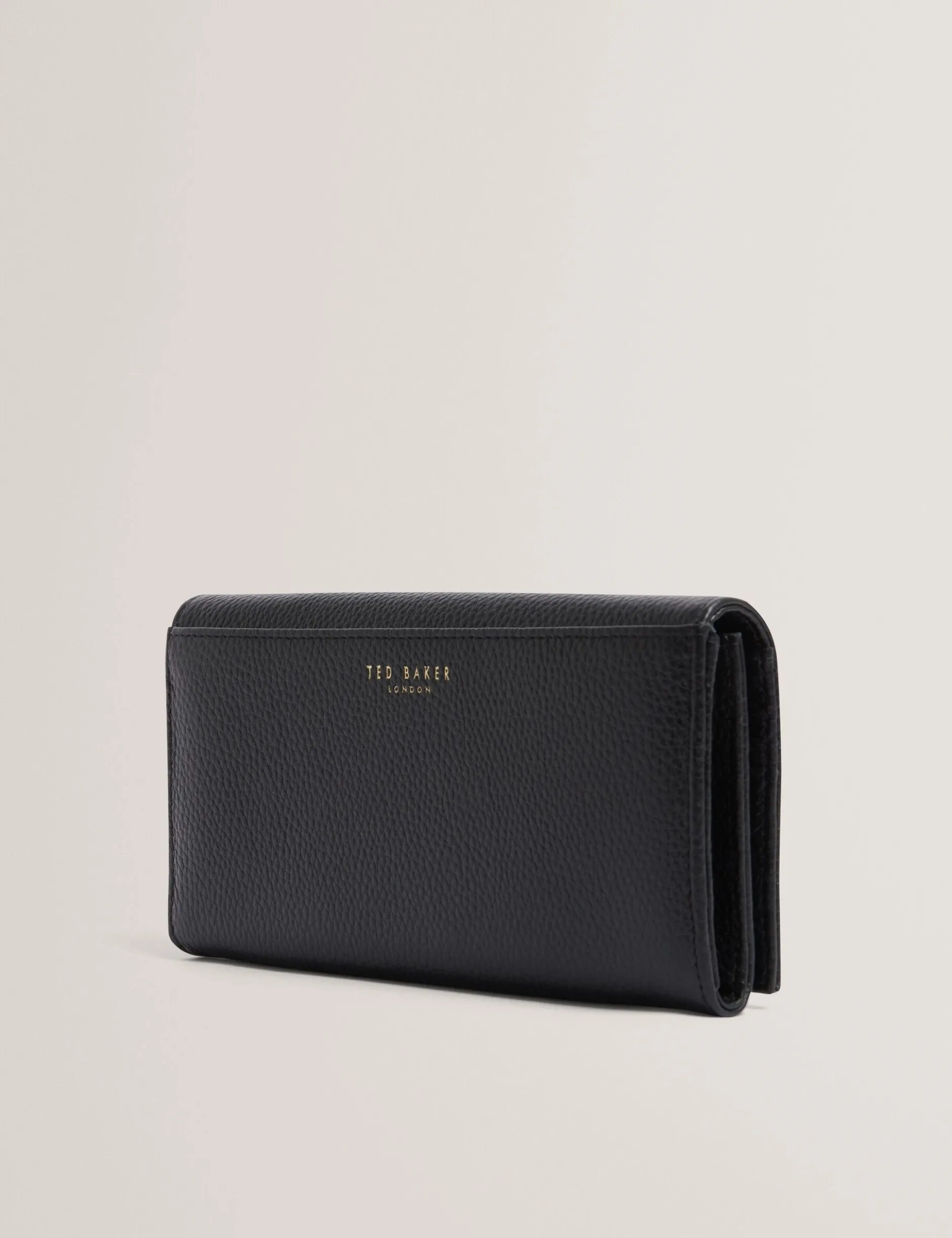 Große Handtasche aus Leder mit Hardware-Bar-Beschlägen