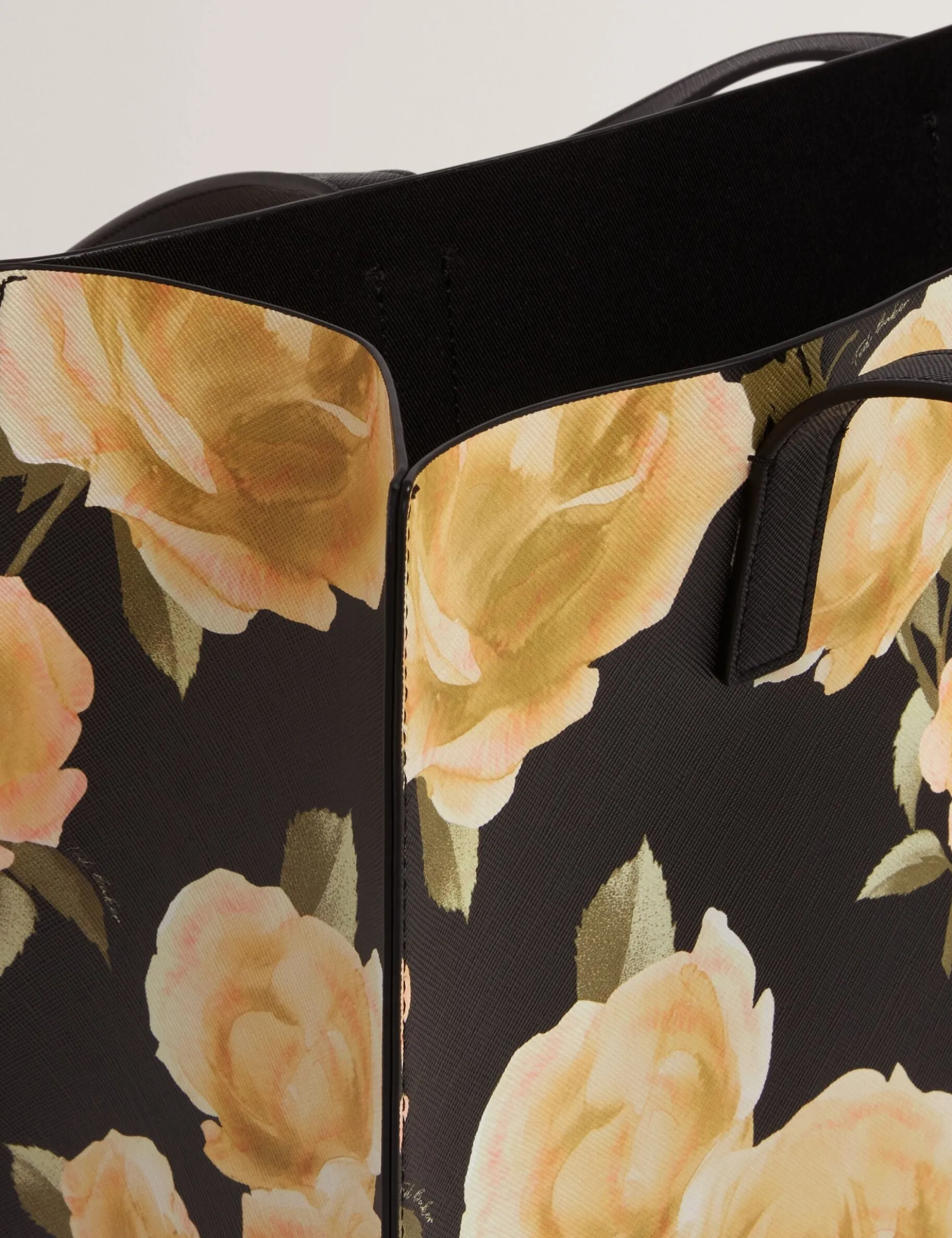 Große Ikonen-Tasche mit Rosenmuster