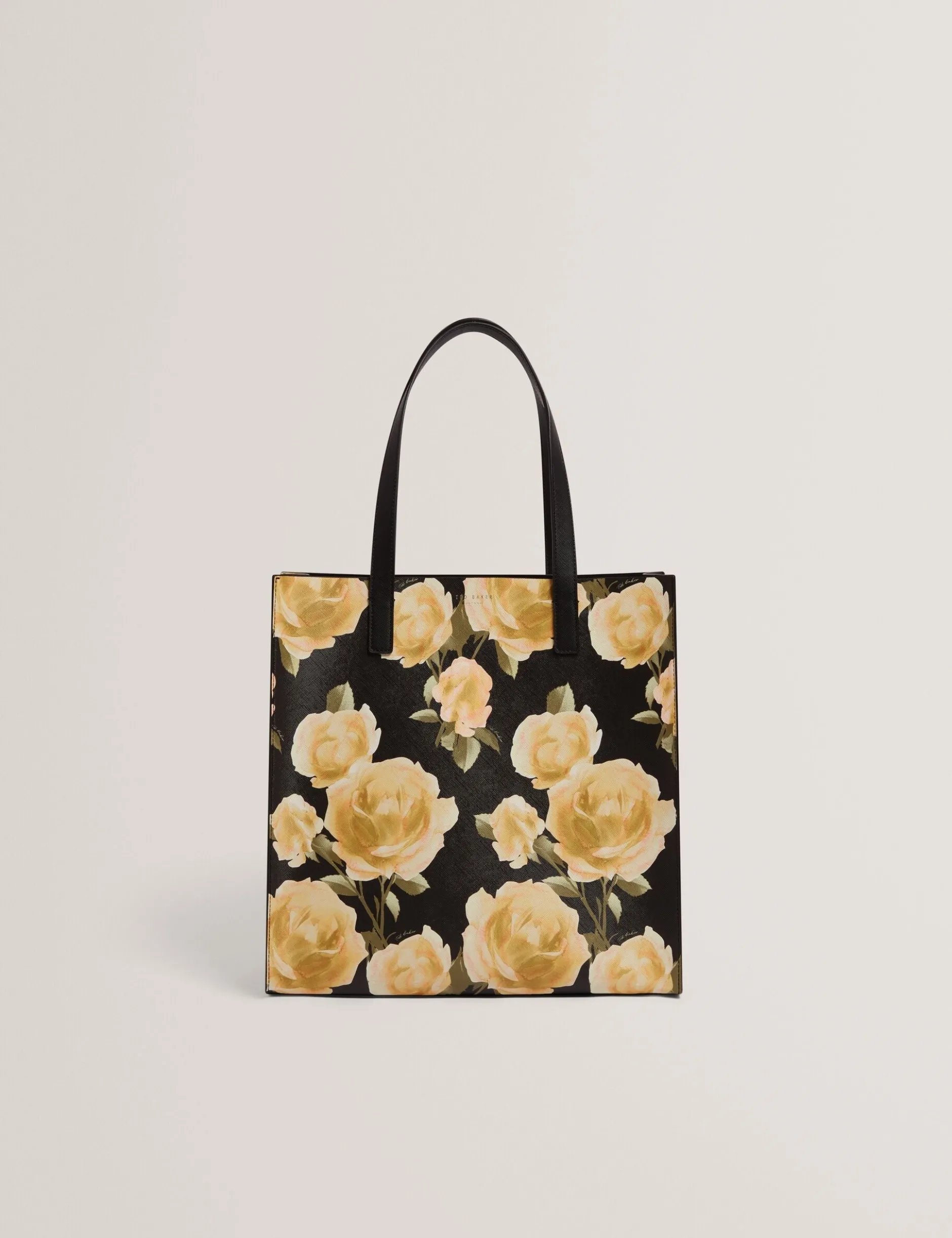 Große Ikonen-Tasche mit Rosenmuster