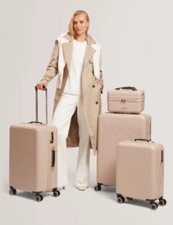 Hartschalenkoffer mit Krokodilmuster und 4 Rädern