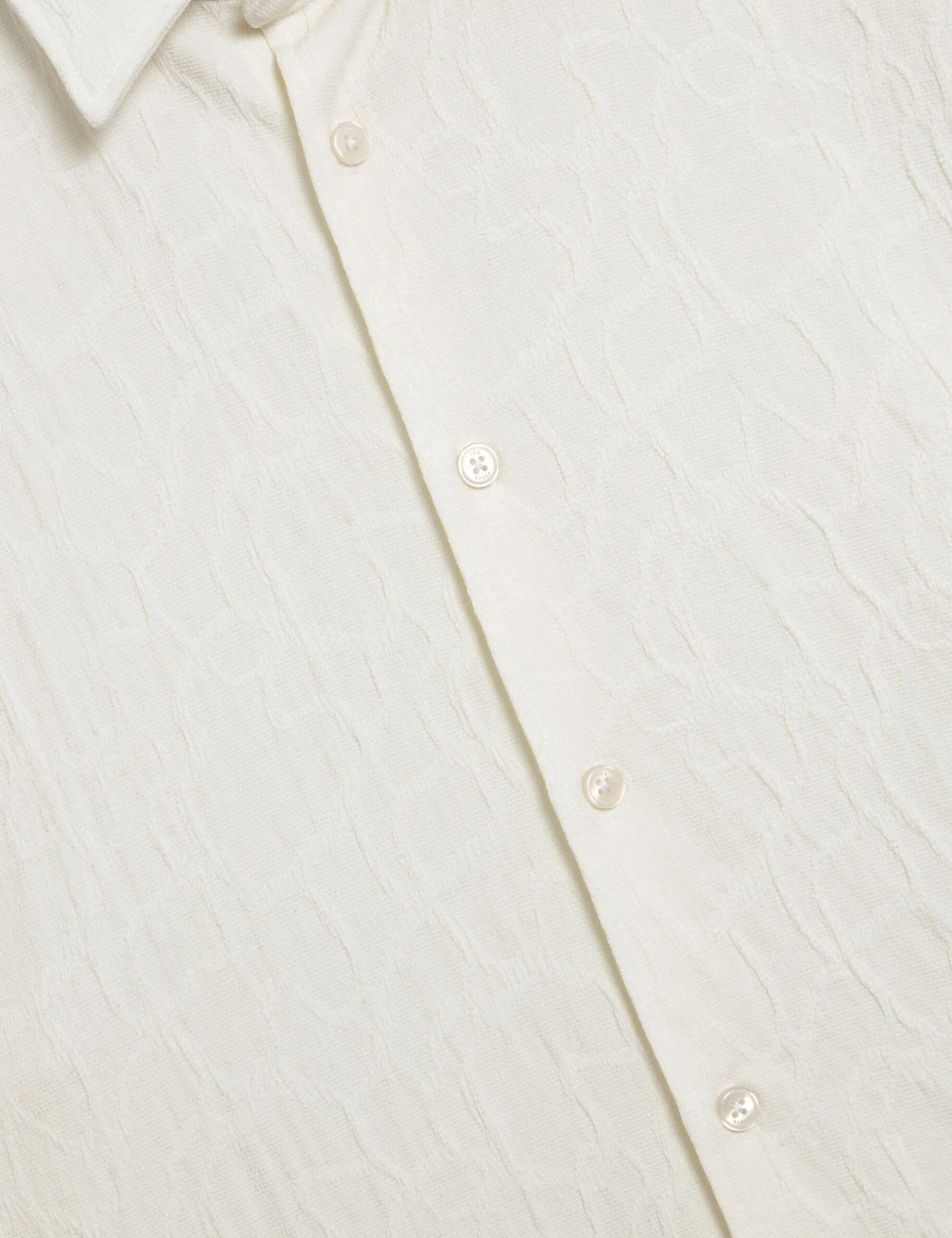 Hemd mit lockerer Passform und Jacquard-Struktur