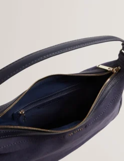 Hobo-Tasche aus Kunstleder mit Gurtband
