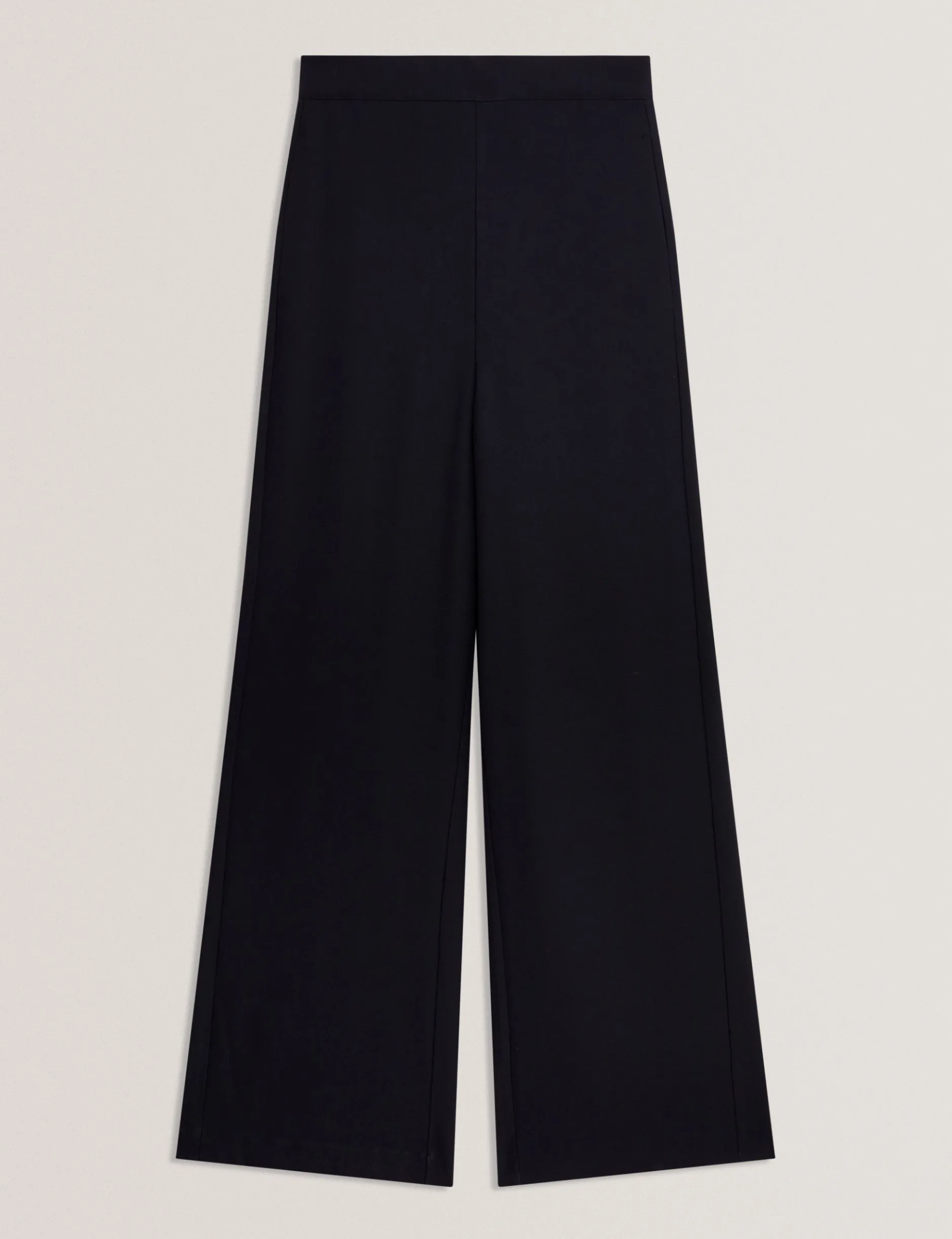 Hochtaillierte Schlupfhose mit weitem Bein