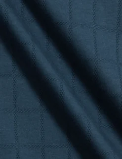 Jacquard-T-Shirt aus strukturierter Baumwolle