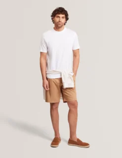 Jacquard-T-Shirt aus strukturierter Baumwolle