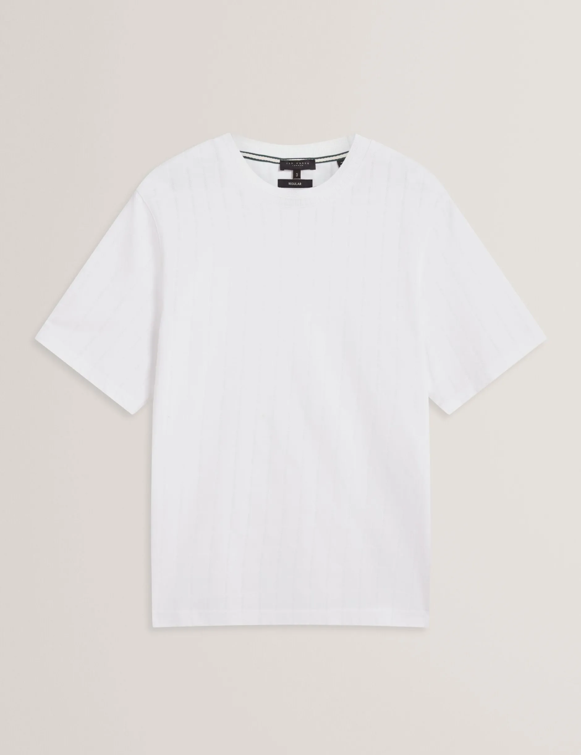 Jacquard-T-Shirt aus strukturierter Baumwolle