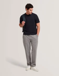 Jogginghose aus Stretch-Baumwolle mit geradem Bein zum Hineinschlüpfen