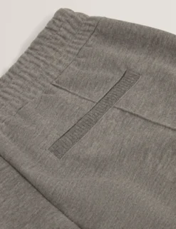 Jogginghose aus Stretch-Baumwolle mit geradem Bein zum Hineinschlüpfen