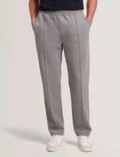 Jogginghose aus Stretch-Baumwolle mit geradem Bein zum Hineinschlüpfen