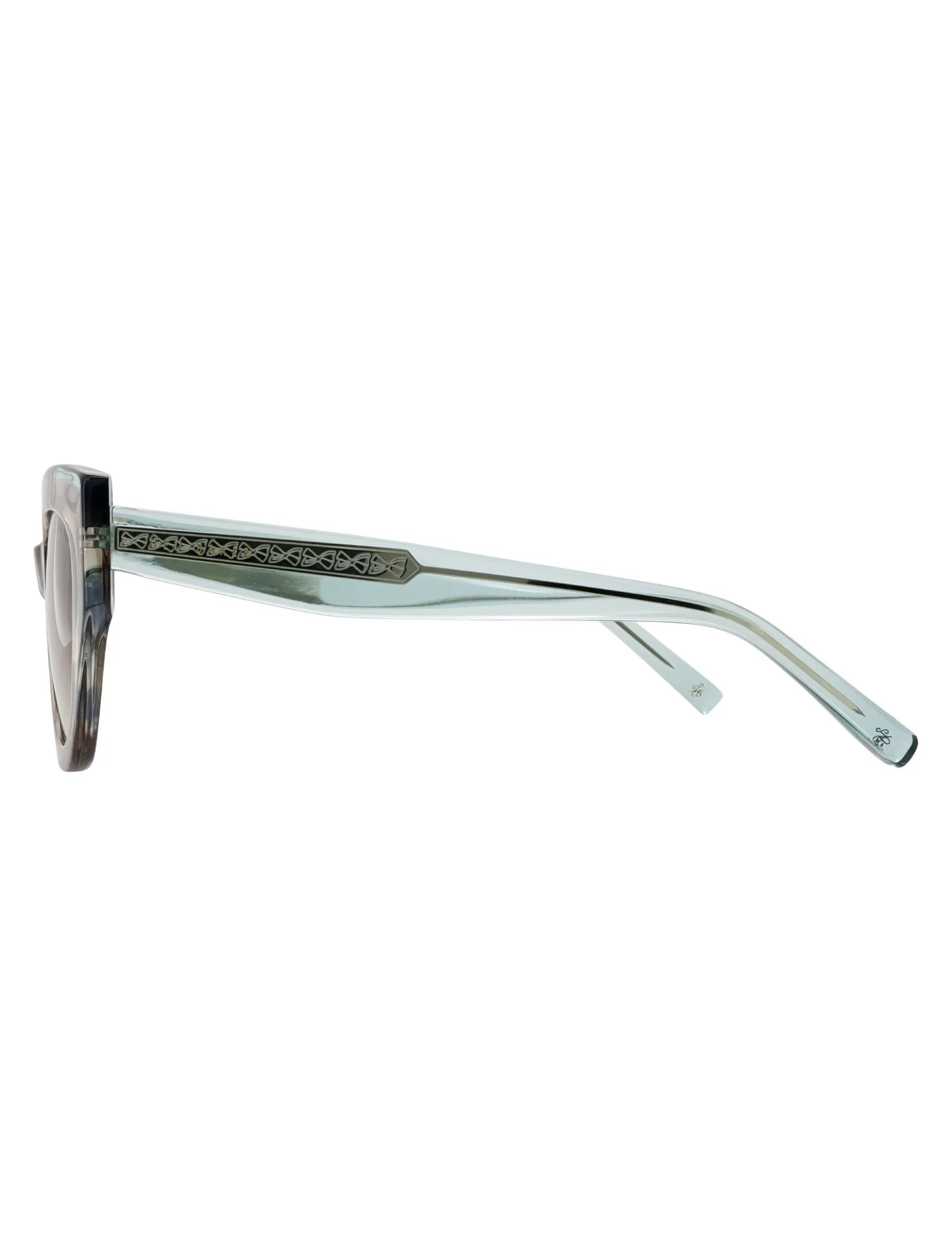 Klobige Cat-Eye-Sonnenbrille aus Acetat