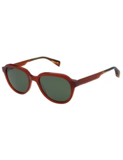 Klobige runde Retro-Sonnenbrille