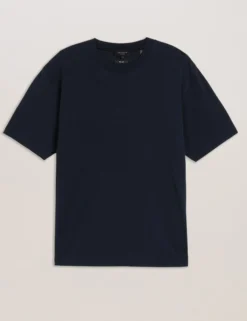 Kurzarm-T-Shirt aus Baumwolle mit lockerer Passform