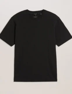 Kurzarm-T-Shirt aus Baumwolle mit lockerer Passform