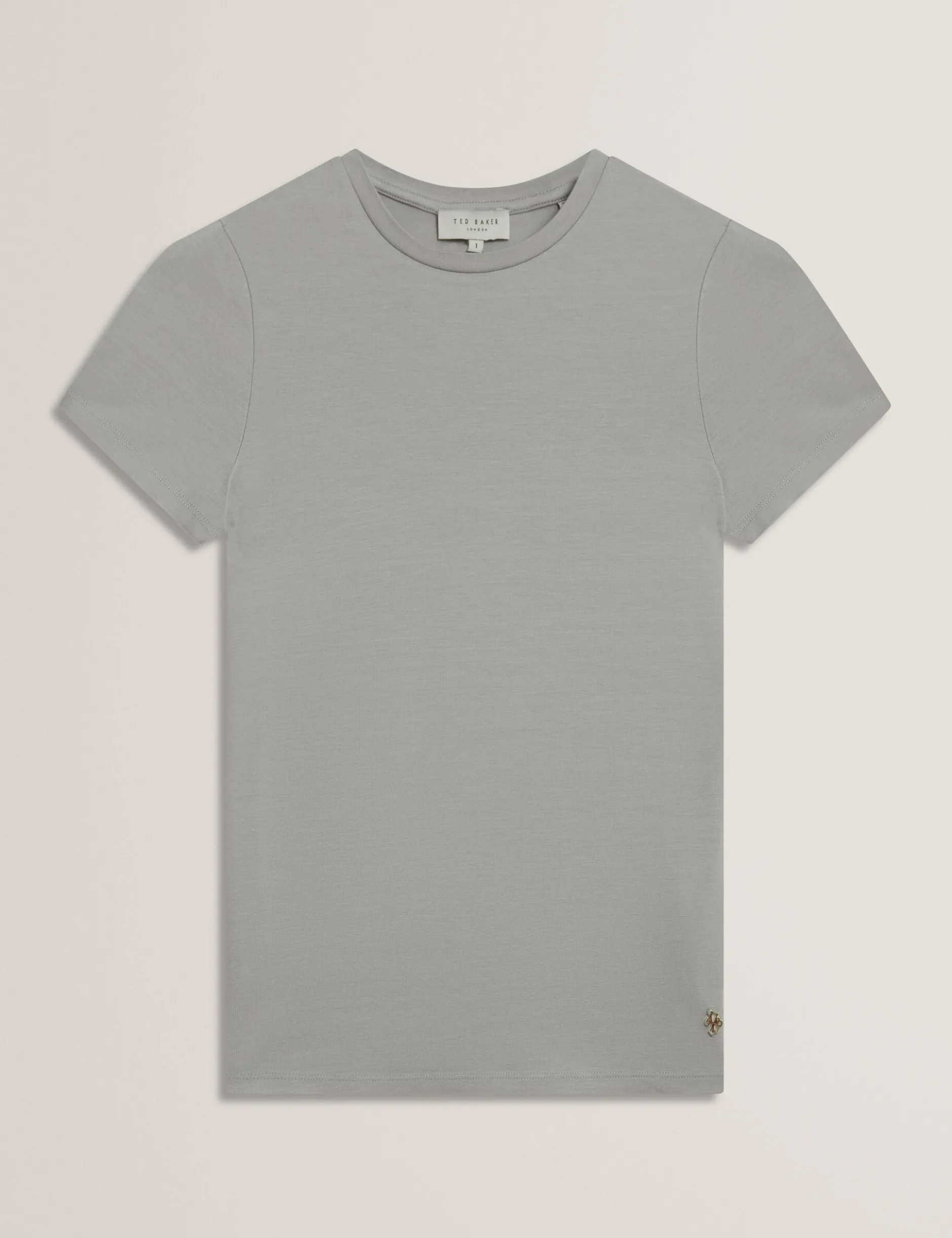 Kurzarm-T-Shirt mit weichem Griff und figurbetonter Passform