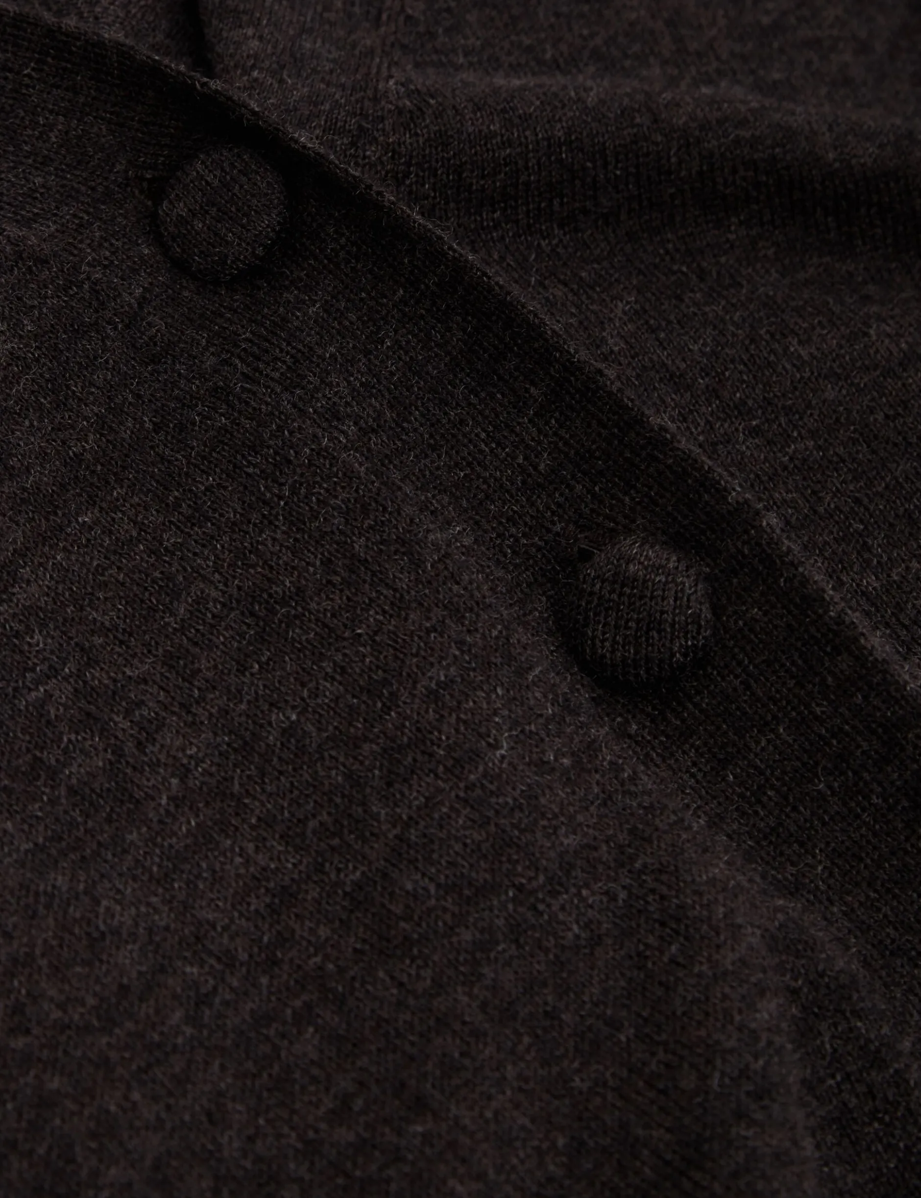 Kurzärmelige Strickjacke aus Merinowolle