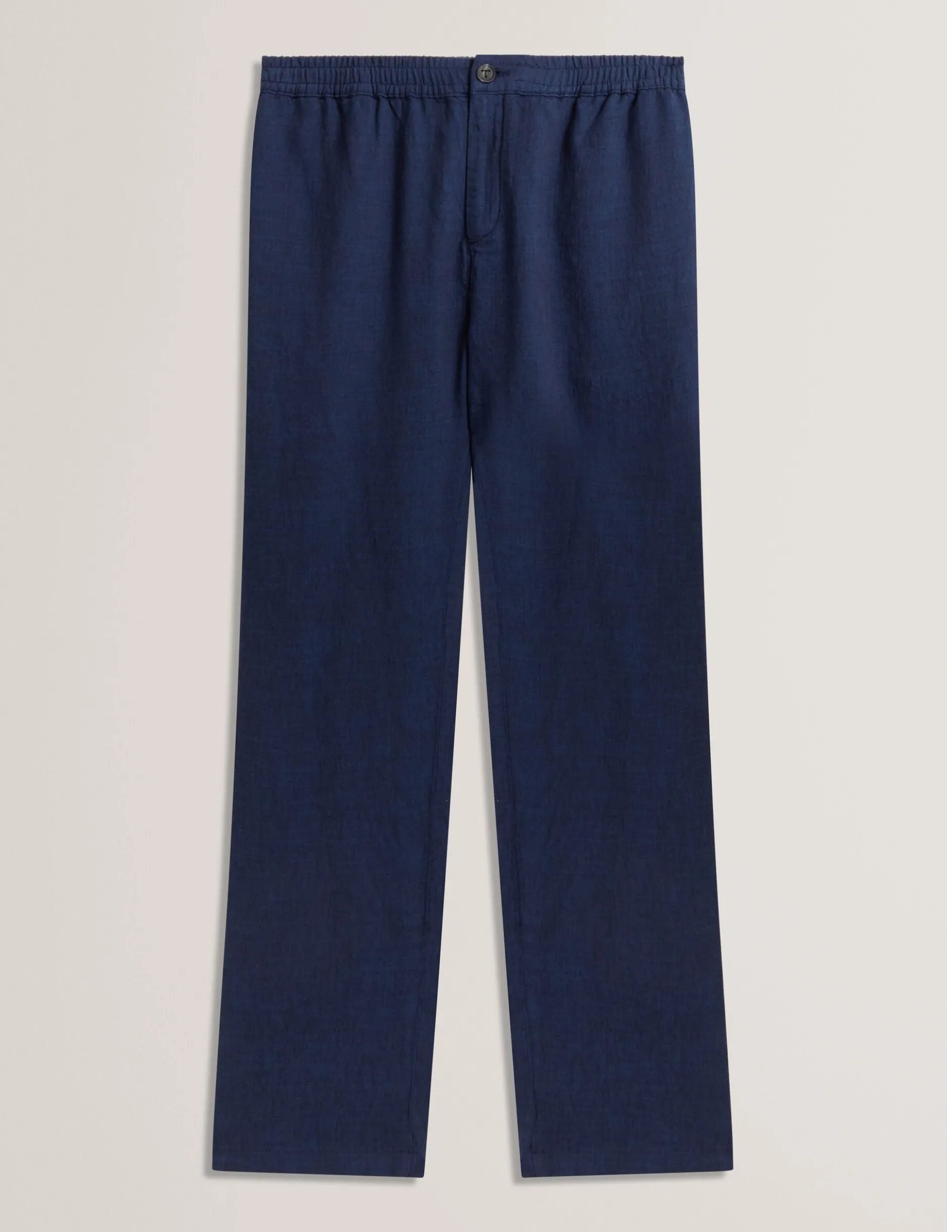 Lässige Hose aus Leinenmischgewebe mit Gummizug