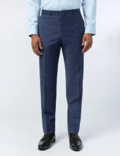 Micro Check Performance Slim Anzughose