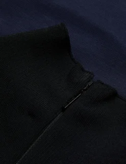 Midikleid mit Strickoberteil und Wickelrock
