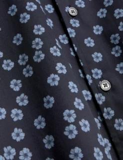 Mini Floral Stretch Cotton Regular Shirt