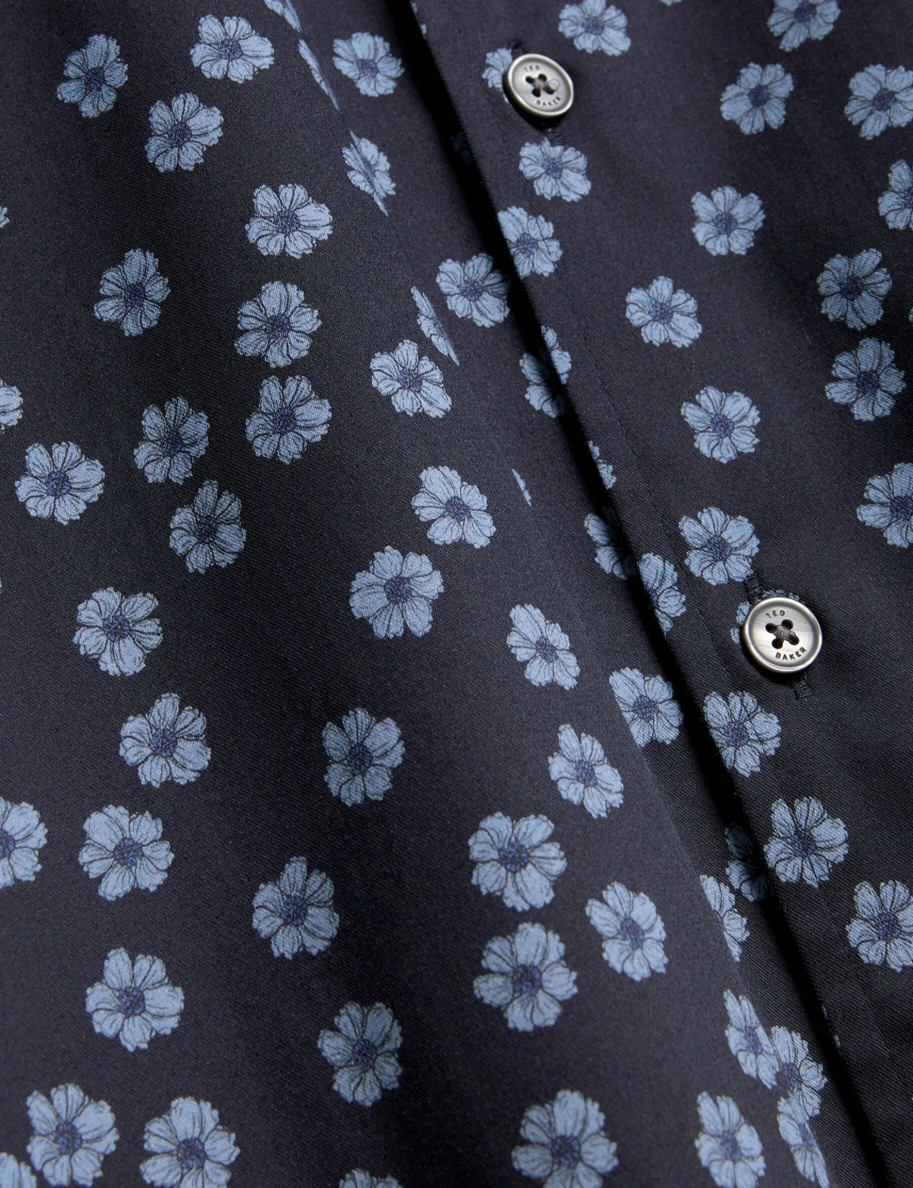 Mini Floral Stretch Cotton Regular Shirt