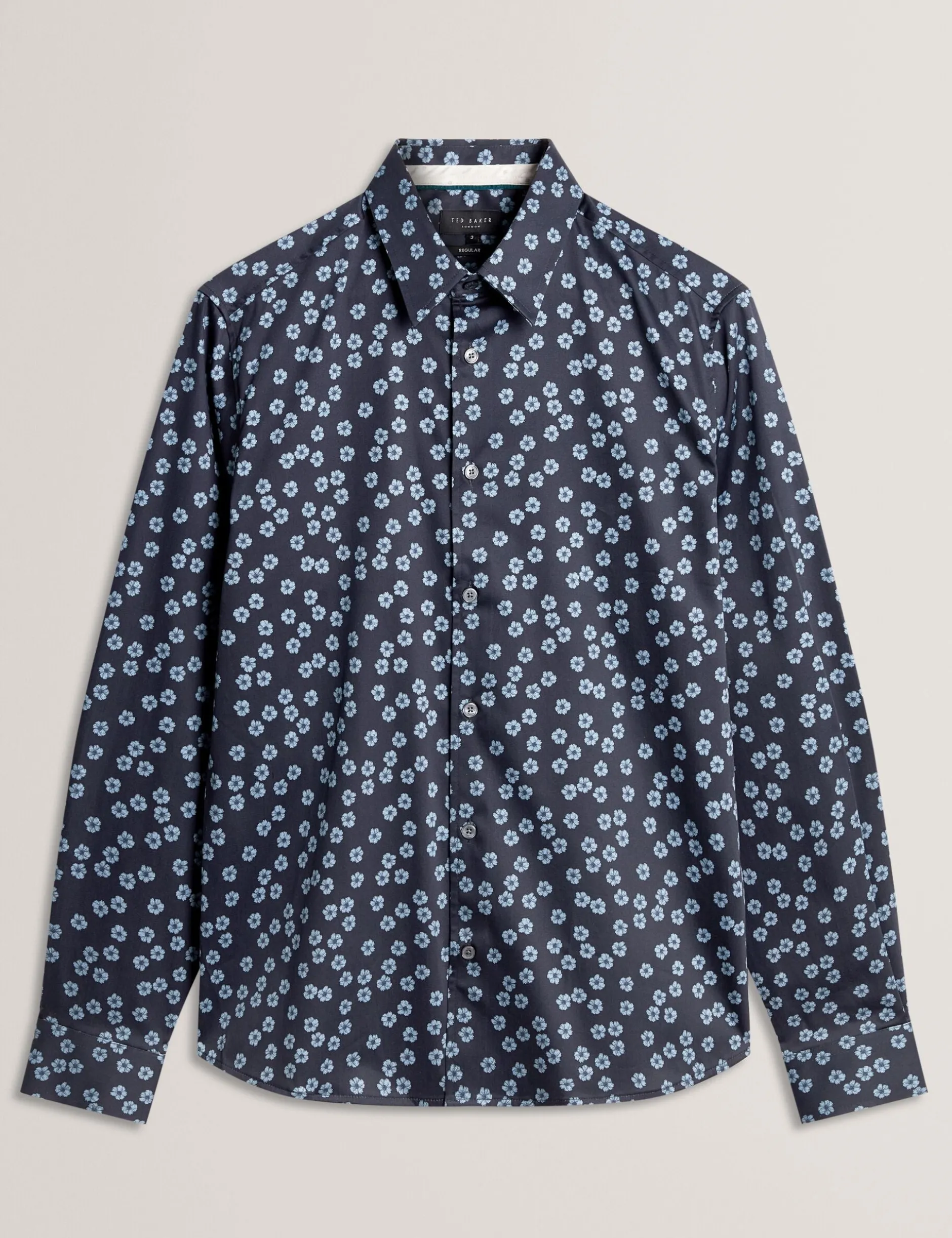 Mini Floral Stretch Cotton Regular Shirt