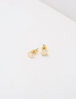 Mini-Herz-Ohrstecker
