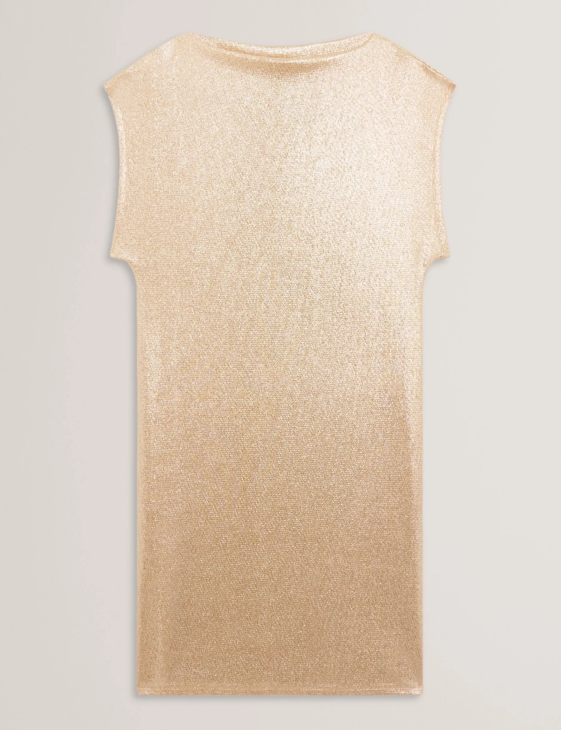 Minikleid aus Jersey mit Metallic-Webmuster