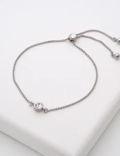 Mini-Kristall-Armband mit verstellbarem Schieber
