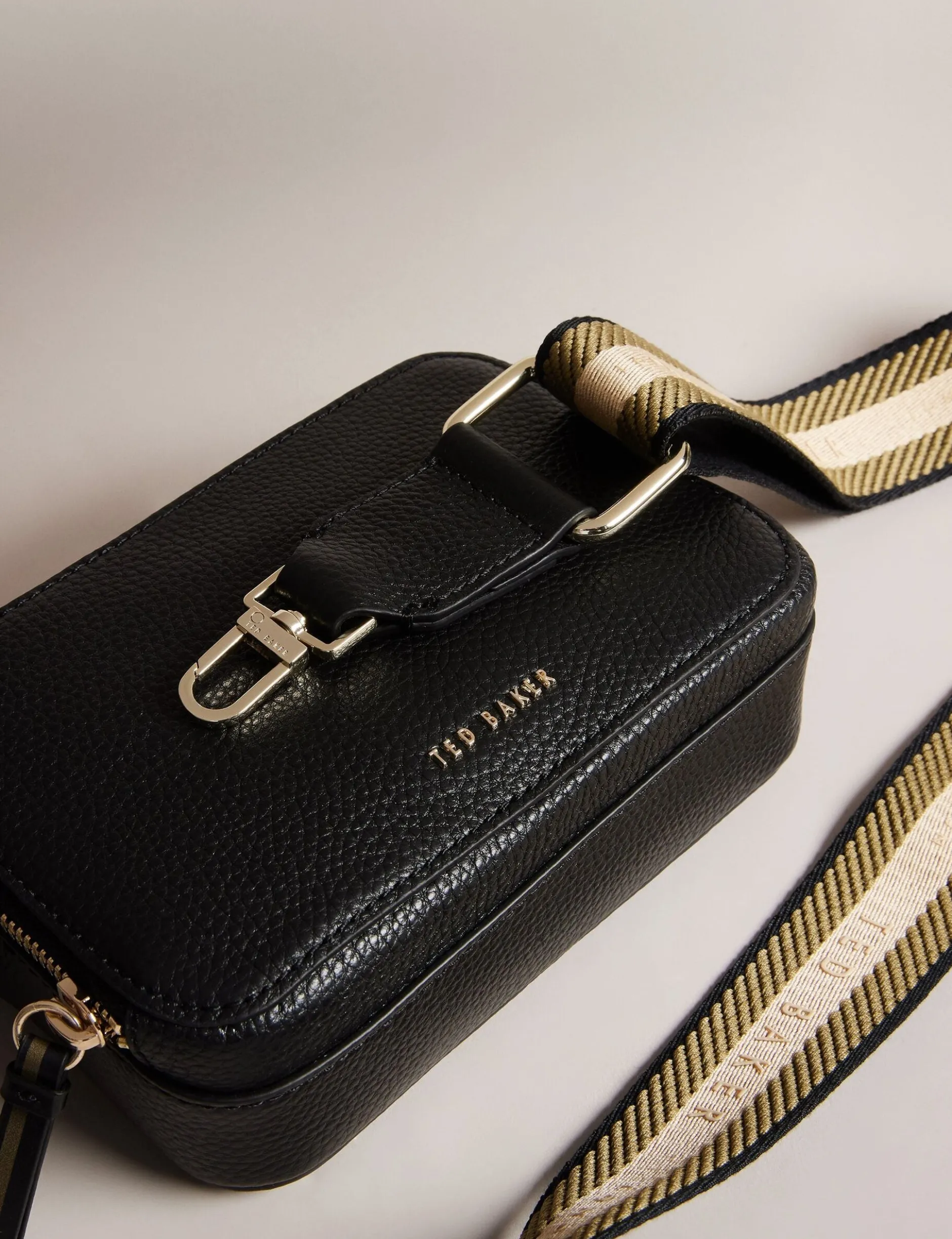 Mini-Leder-Umhängetasche für Kameras