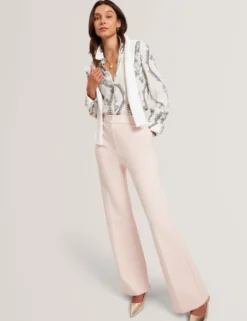 Nottingham Lace Print Longline Shirt